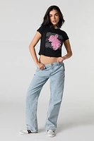 T-shirt court imprimé