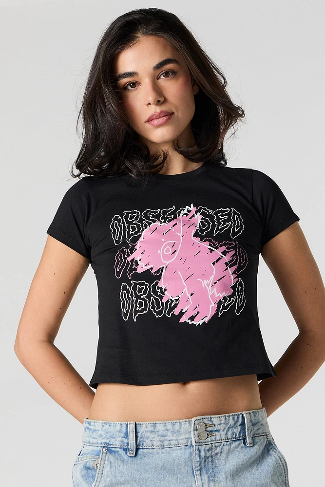 T-shirt court imprimé