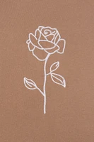 Rose Embroidered T-Shirt