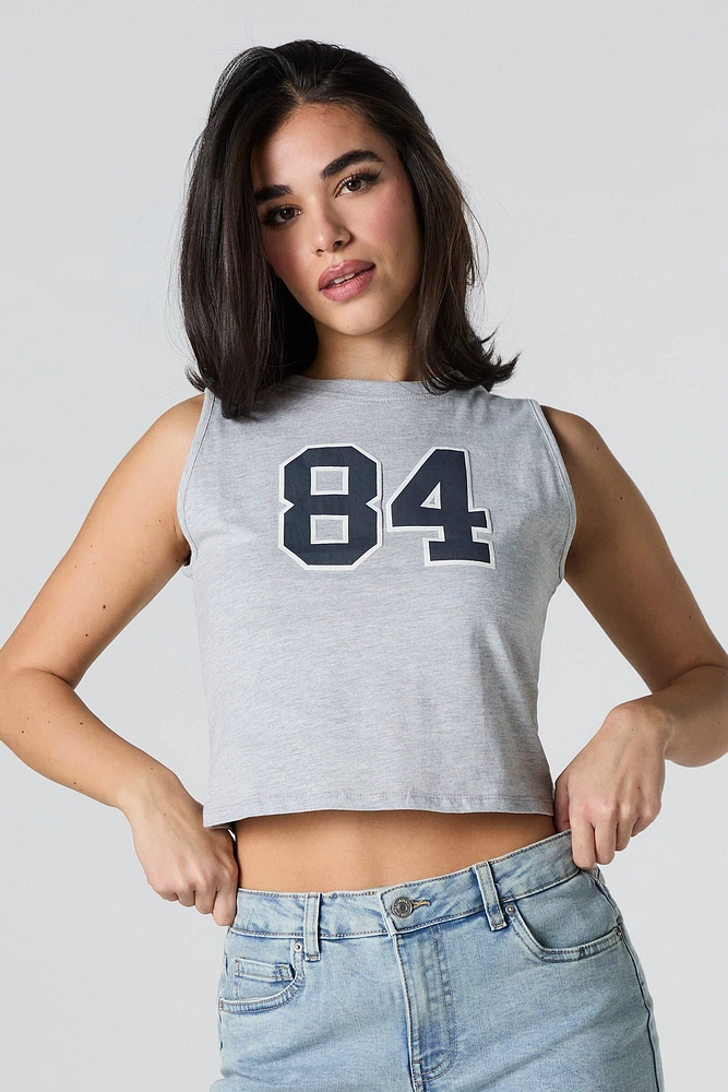 84 Puff Print Cropped Tank