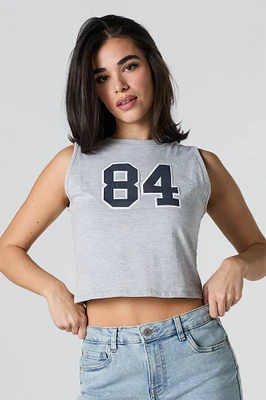 84 Puff Print Cropped Tank