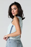 Graphic Cropped Tank