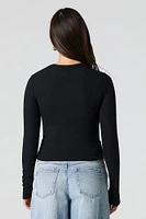 Ribbed Long Sleeve Top