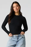 Ribbed Long Sleeve Top