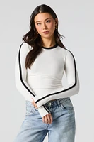 Ribbed Long Sleeve Top