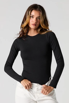 Crew Neck Long Sleeve Bodysuit