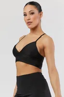 V-Neck Racerback Sports Bra