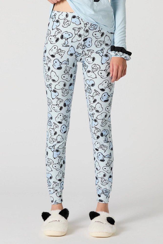 Ensemble pyjama 2 pièces haut à manches longues et legging Snoopy