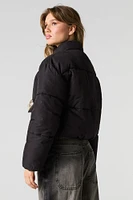 Mock Neck Puffer Jacket