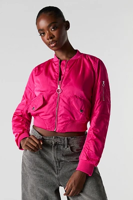 Blouson aviateur court