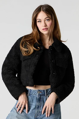 Collared Sherpa Jacket