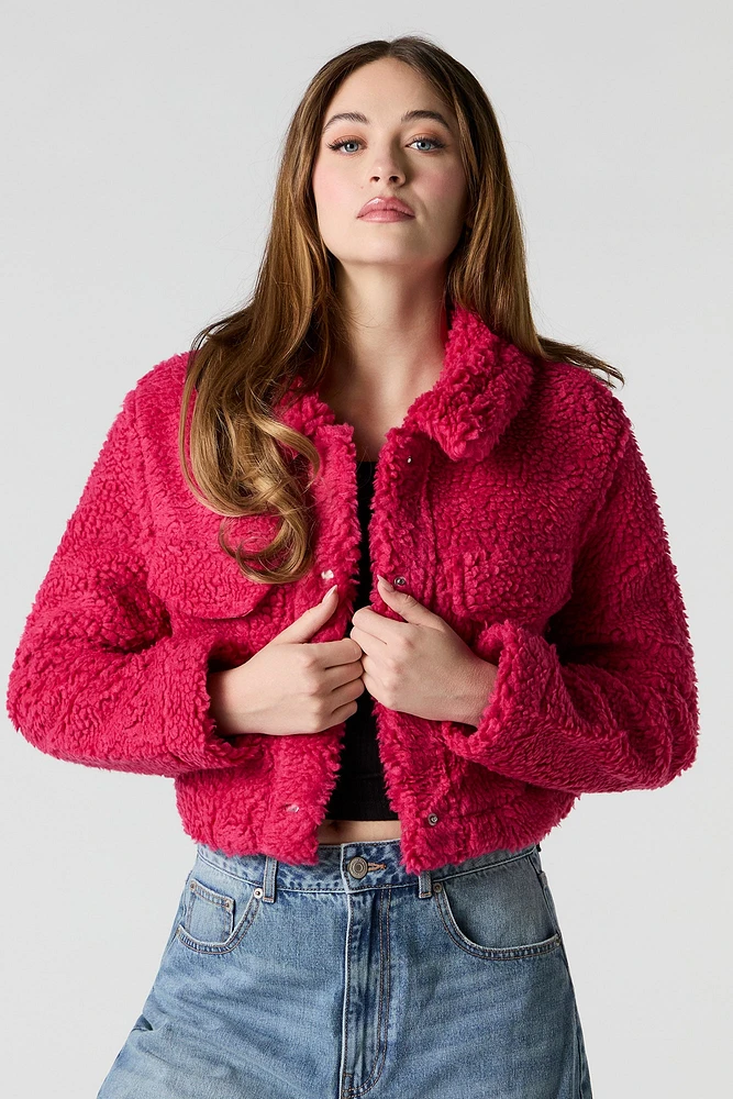 Collared Sherpa Jacket