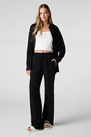Flowy Oversized Button-Up Top