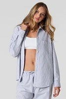 Oversized Button-Up Top