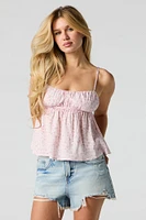 Floral Babydoll Tank