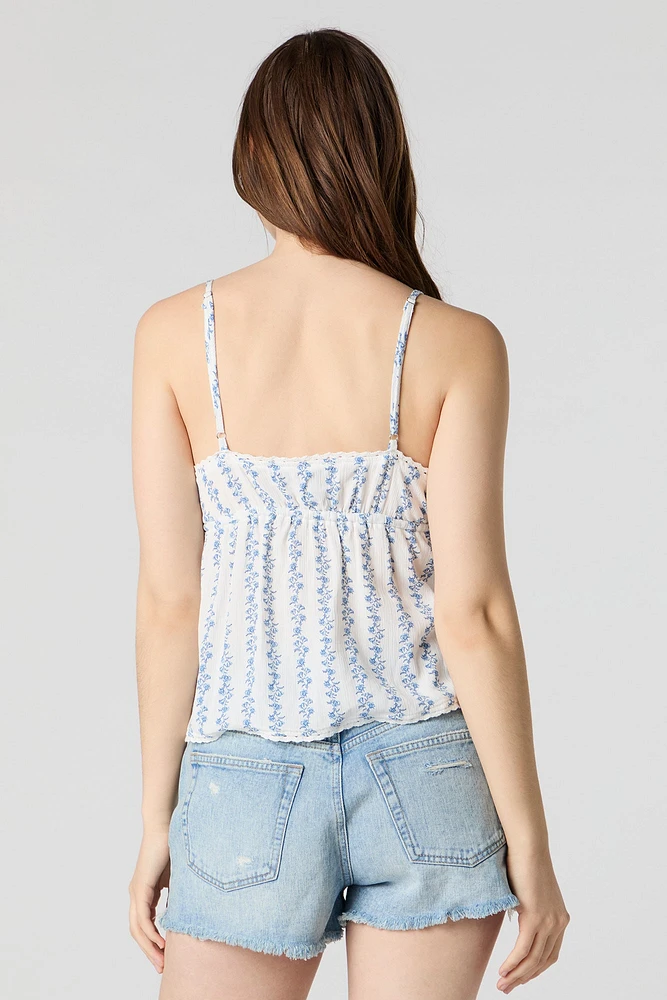 Camisole de style nuisette à surplis