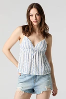 Camisole de style nuisette à surplis
