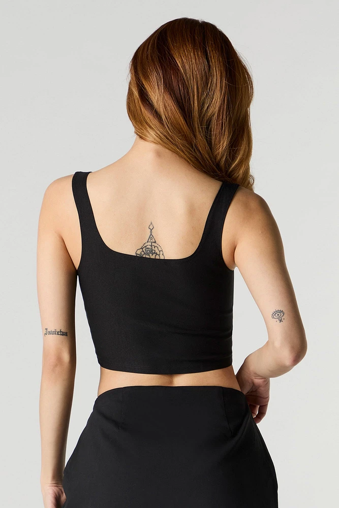 Cami corset avec agrafe