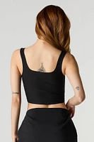 Cami corset avec agrafe