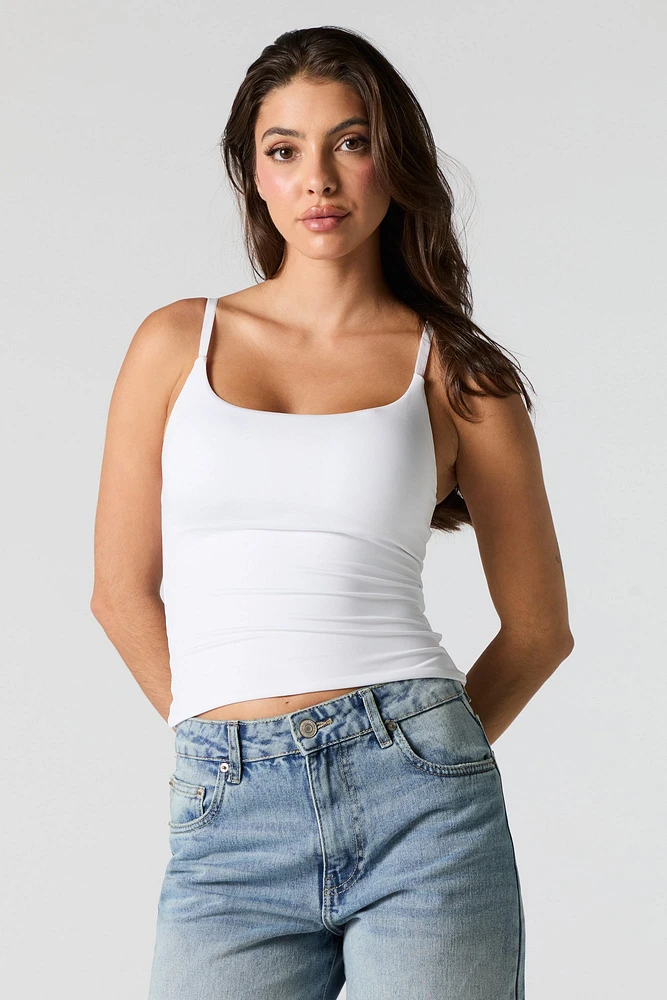 Camisole Contour Ã  encolure ronde avec soutien-gorge intÃ©grÃ©