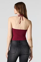 Ford Mustang Graphic Hanky Hem Halter Top