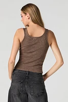 Ford Mustang Graphic Washed Ribbed Tank