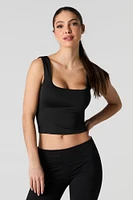 Contour Square Neck Tank with Built-In Cups