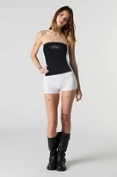 Ford Rhinestone Colourblock Tube Top
