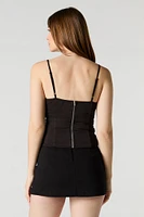 Sweetheart Neckline Corset Top