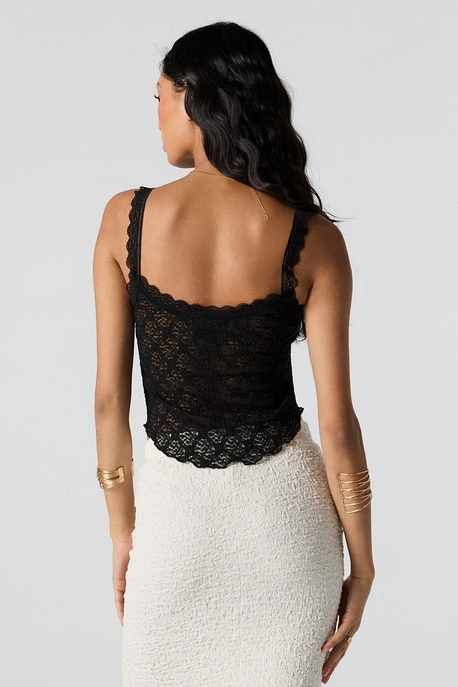 Flowy Lace Tank