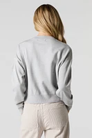 Jacquard Knit Skimmer Sweater