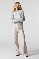 Jacquard Knit Skimmer Sweater