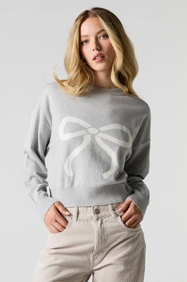 Jacquard Knit Skimmer Sweater