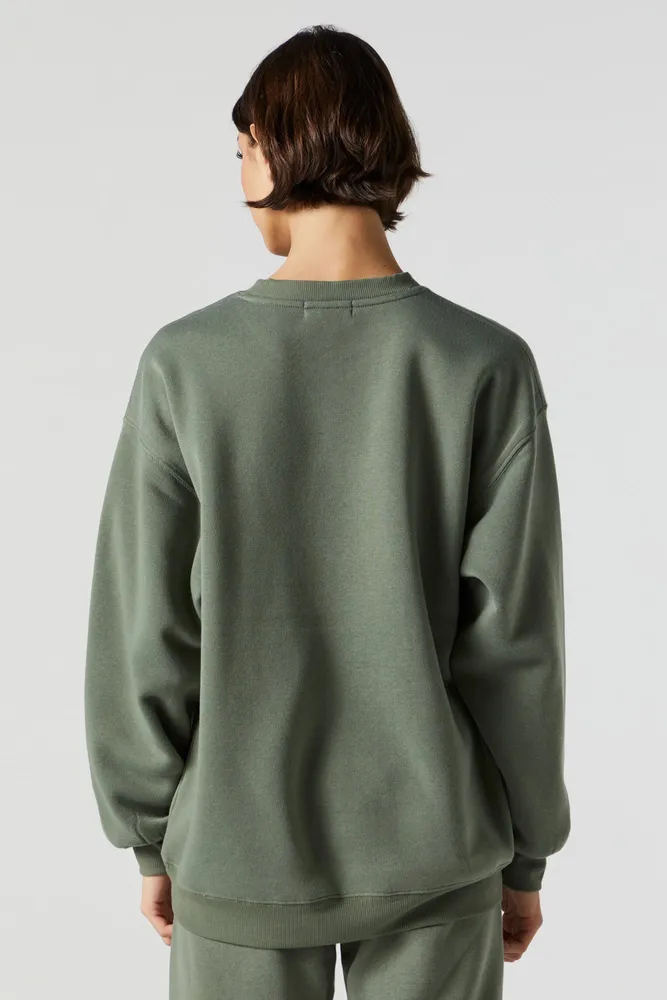 Brooklyn Oversized Crew Neck Sweatshirt