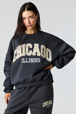 Embroidered Destination Sweatshirt