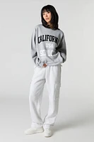 Oversized Graphic Fleece Sweatshirt
