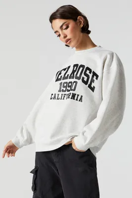 Melrose Graphic Fleece Sweatshirt