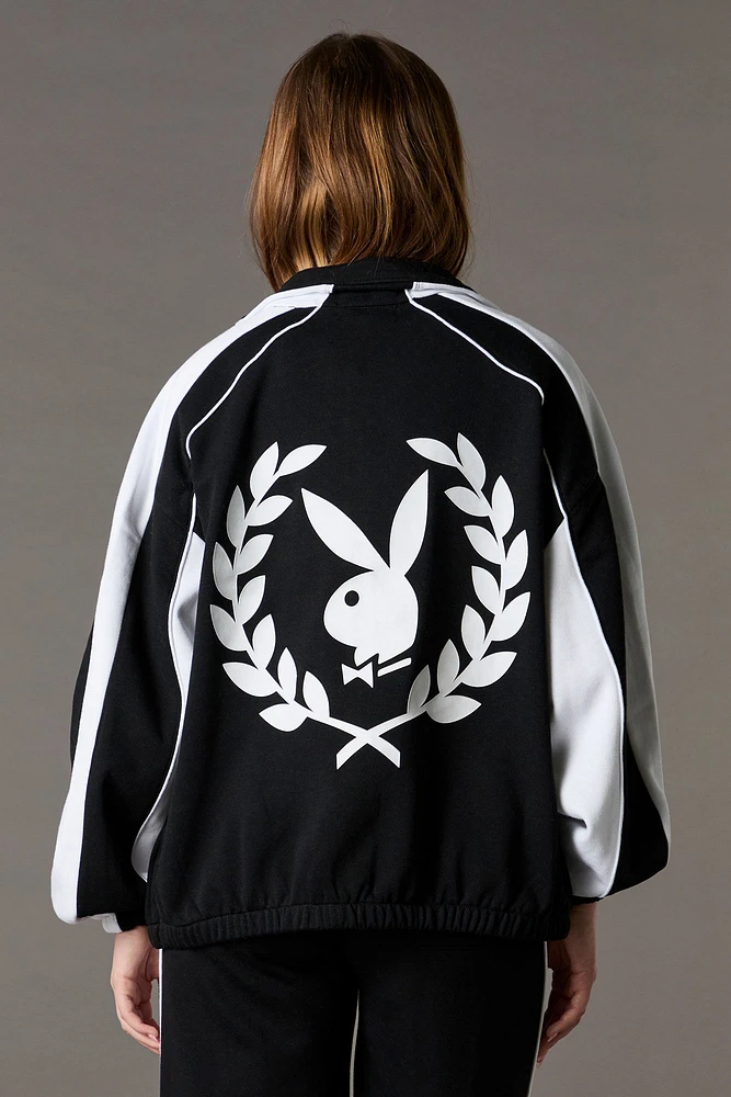 Playboy Graphic Colourblock Jacket