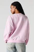 High Maintenance Embroidered Fleece Sweatshirt