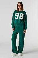 Fleece Varsity Crewneck Sweatshirt