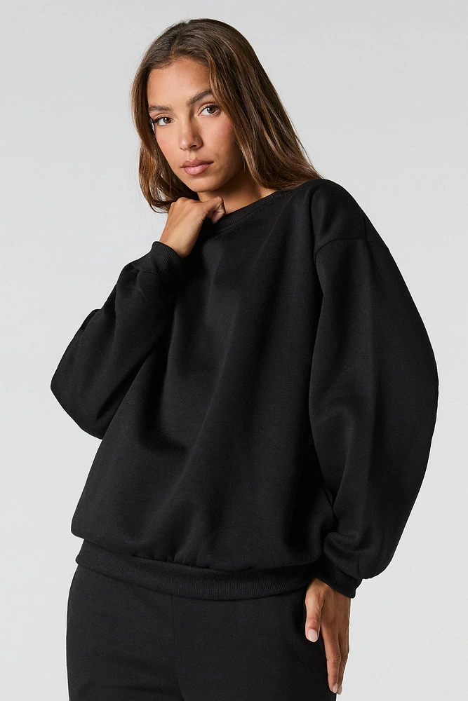 Oversized Fleece Sweatshirt