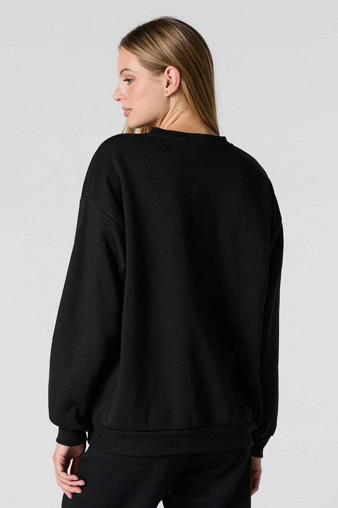 Oversized Fleece Sweatshirt