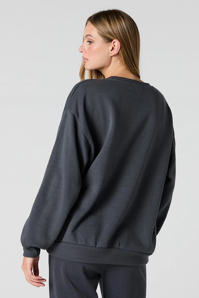 Oversized Fleece Sweatshirt