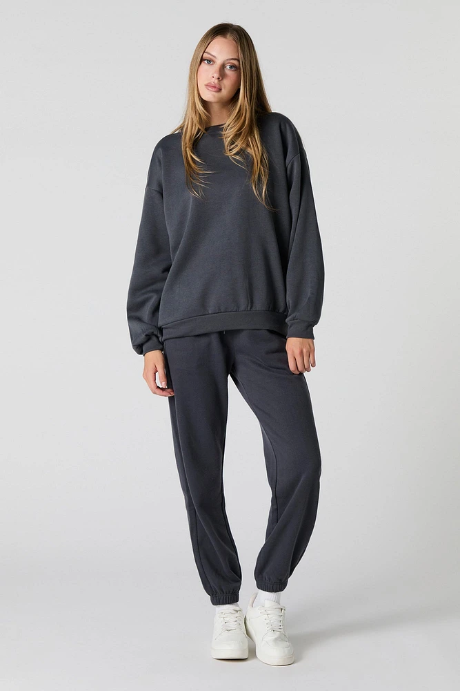 Oversized Fleece Sweatshirt