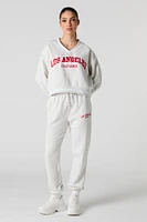 Chenille Embroidered Destination Jogger