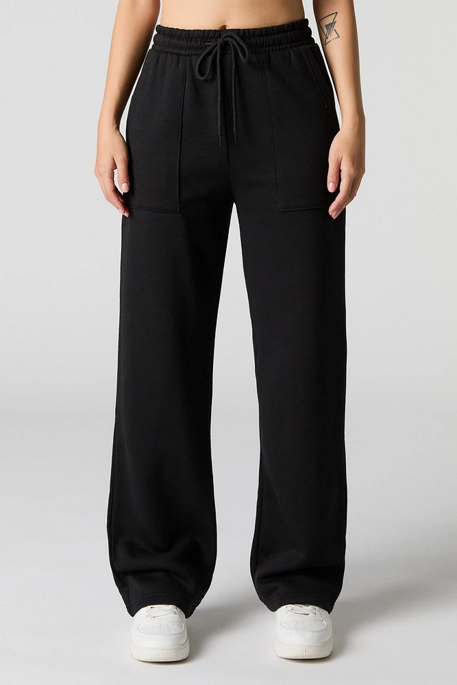 Wide Leg Fleece Sweatpant