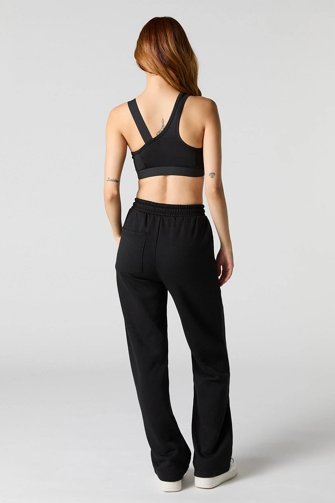 Wide Leg Fleece Sweatpant