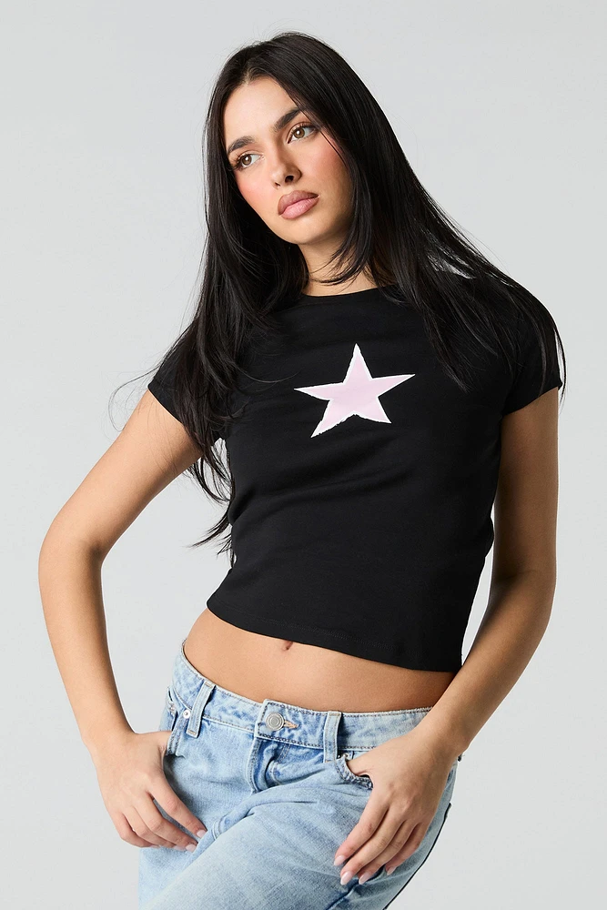 Graphic Cropped T-Shirt