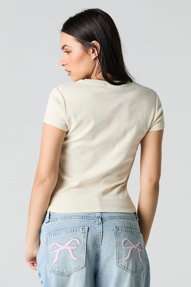 Graphic Cropped T-Shirt