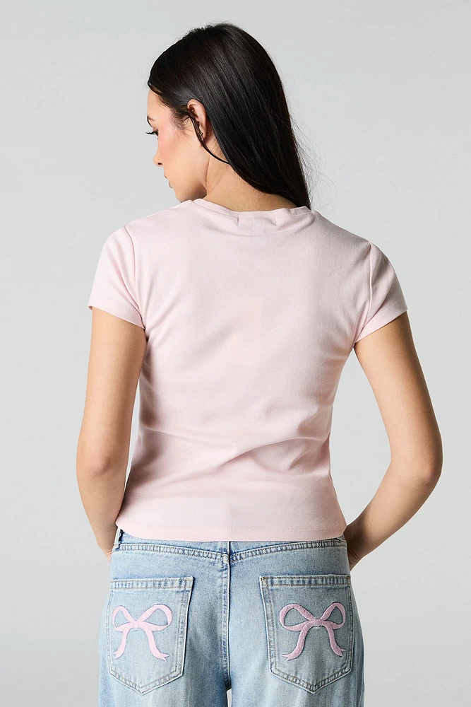 Graphic Cropped T-Shirt